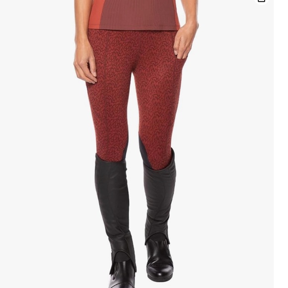 Kerrits Momentum Pocket Equestrian Tights Leggings Cinnabar Wildwood Size XS - Picture 4 of 6